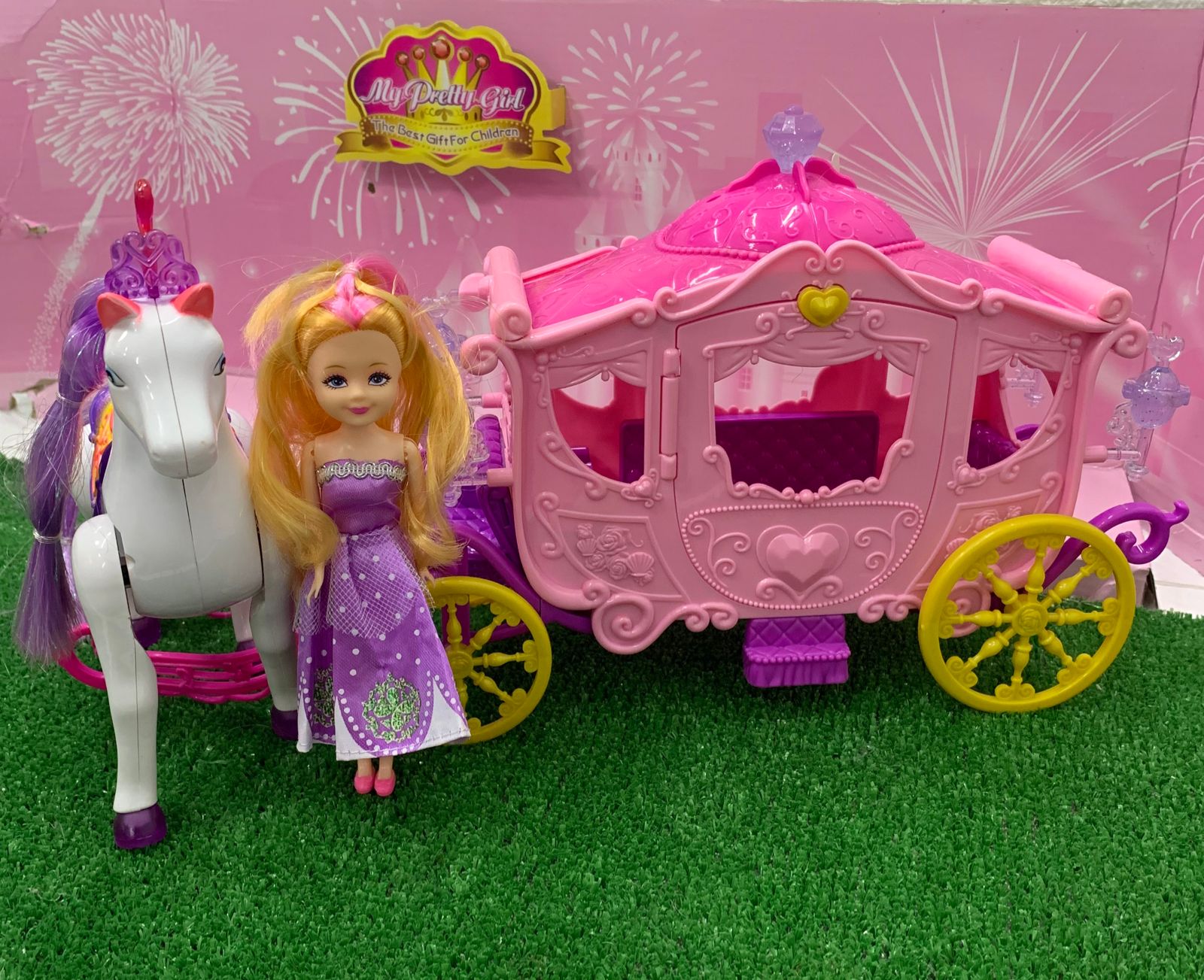 Miniatura 4 de Barbie carruaje🎠